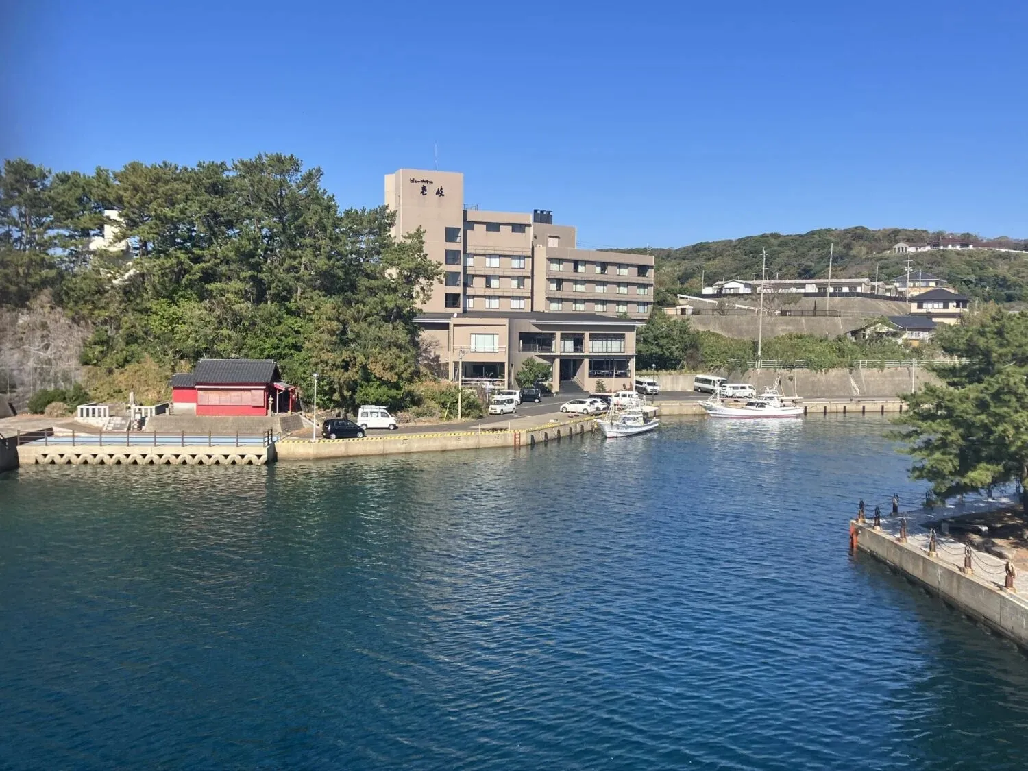 博多港出発 マイカーで行く壱岐「ビューホテル壱岐」に宿泊 全室オーシャンビュー