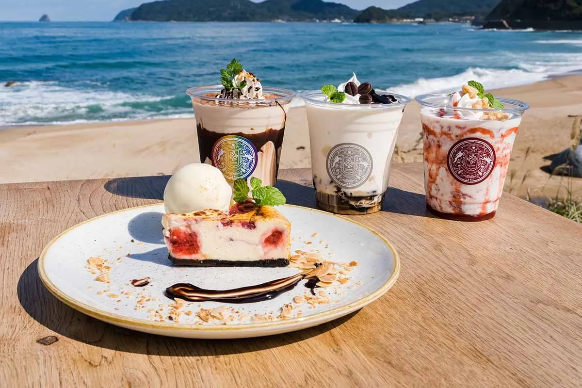 大海原を望むグランピング