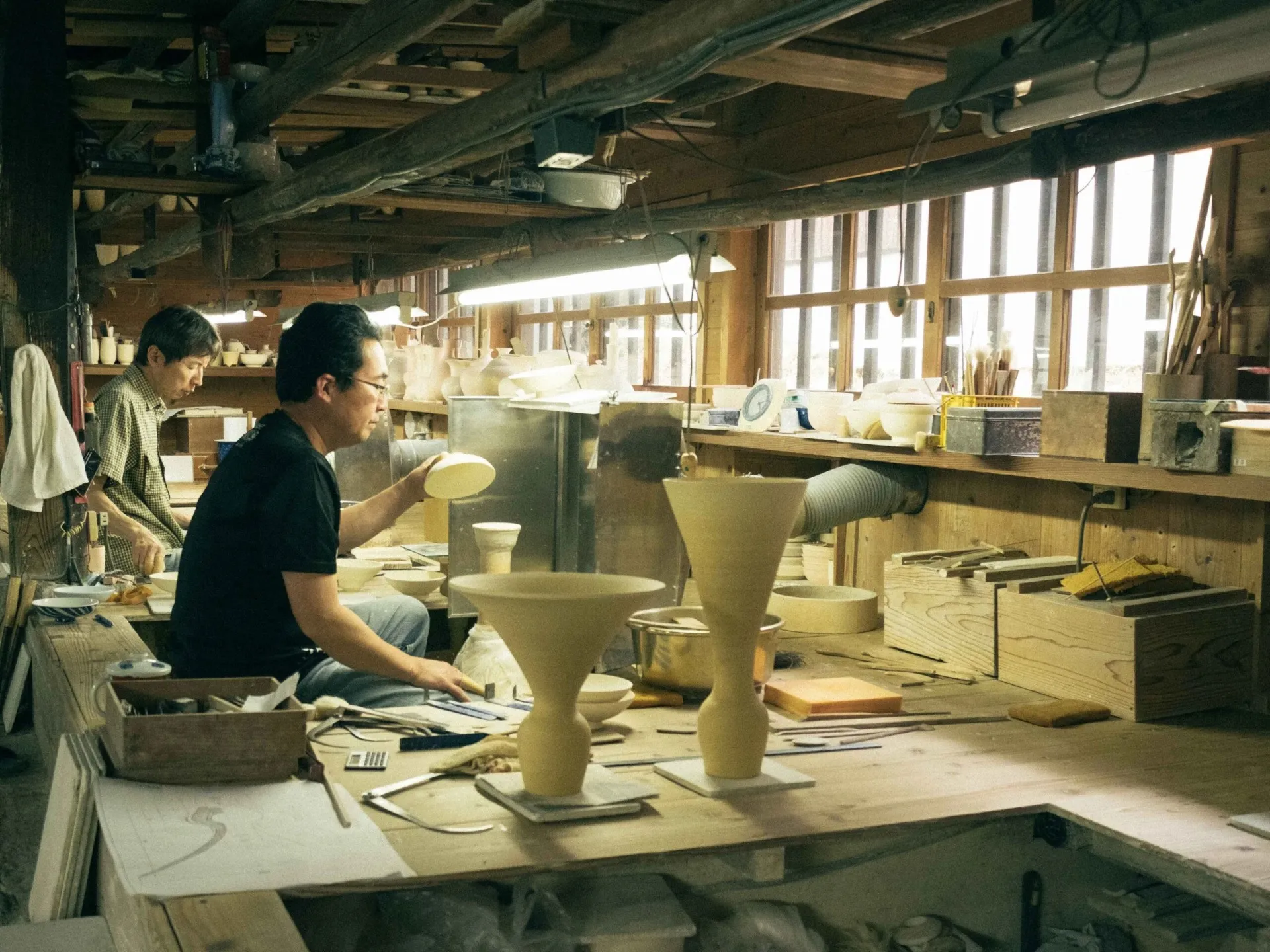 特別に作陶見学