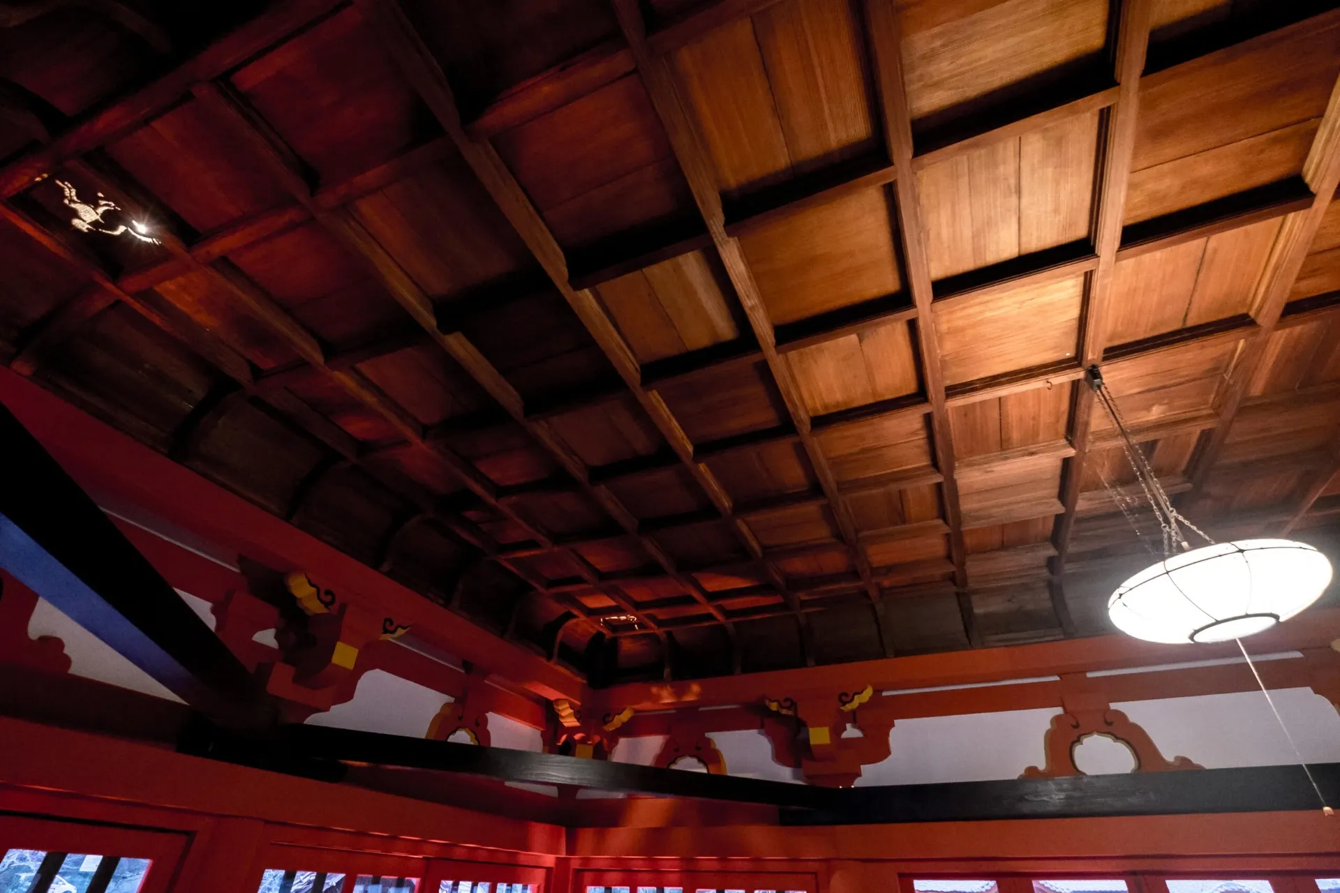 楼門内部天井