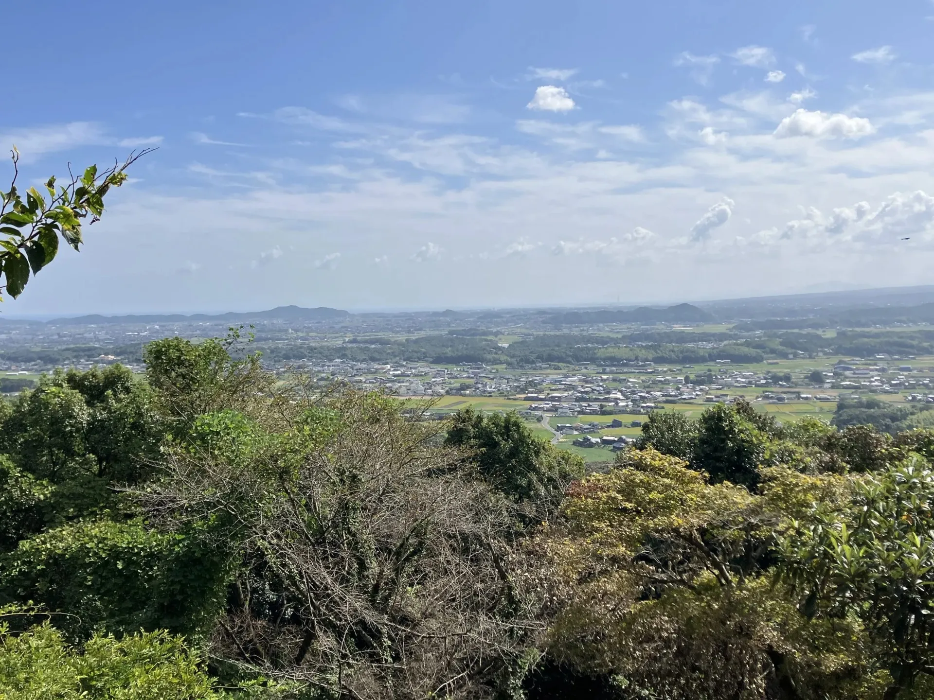 展望所からは、みやこ町が一望。