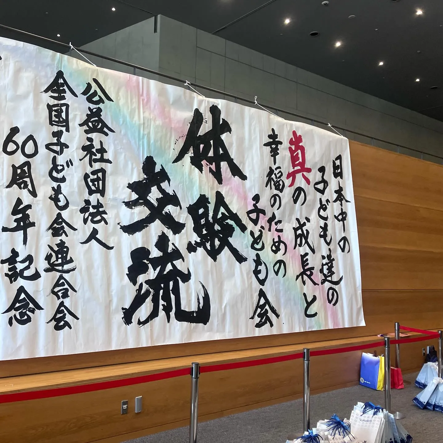 全国子ども会育成会連合会の全国大会が熊本市の熊本城ホールで開...