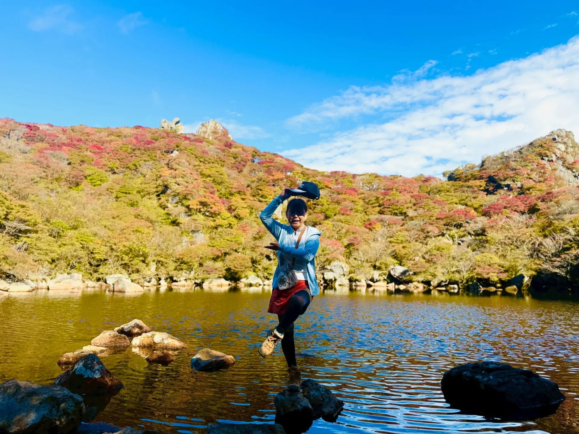 大船山の紅葉をご案内