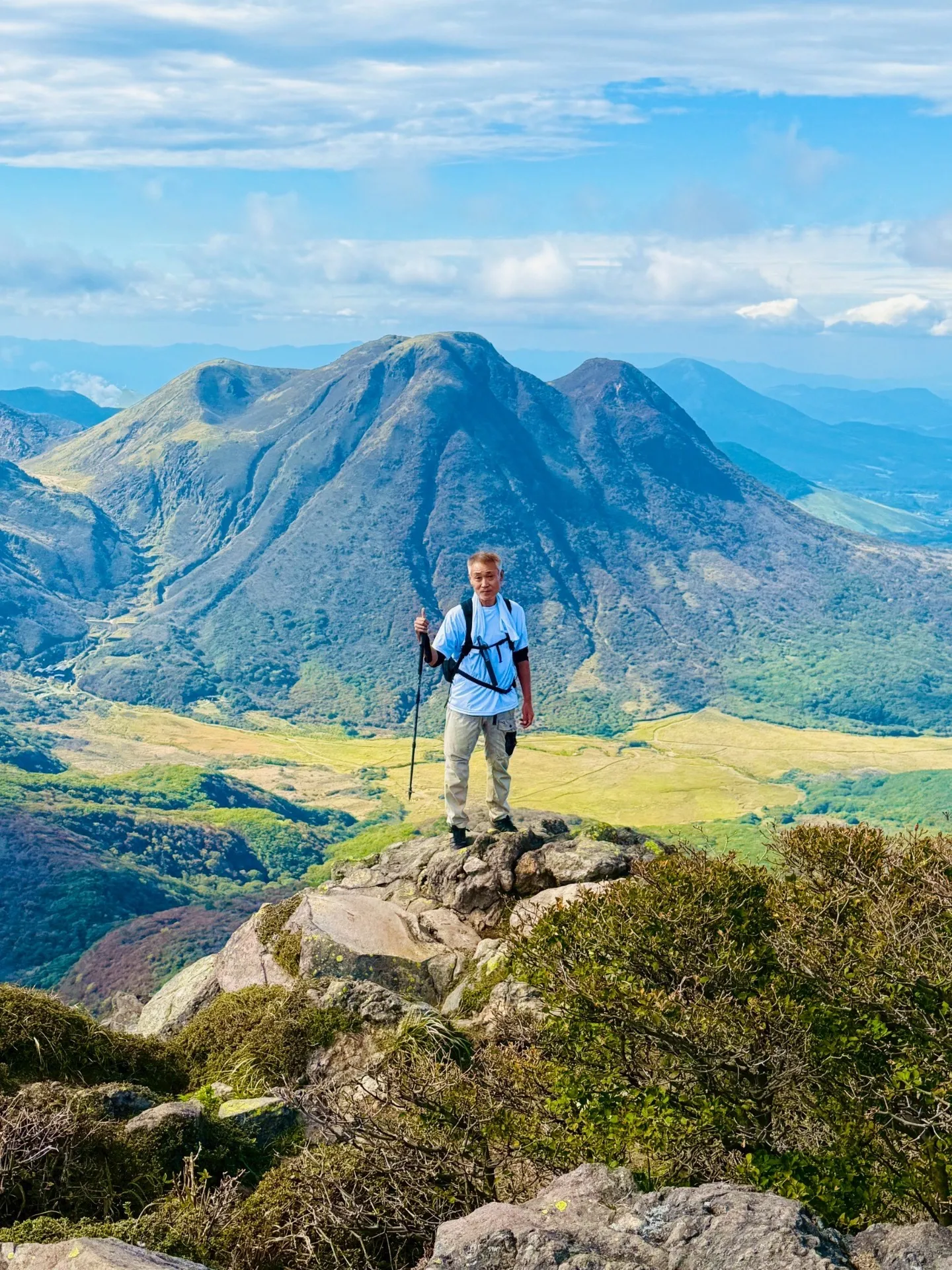 大船山の紅葉をご案内