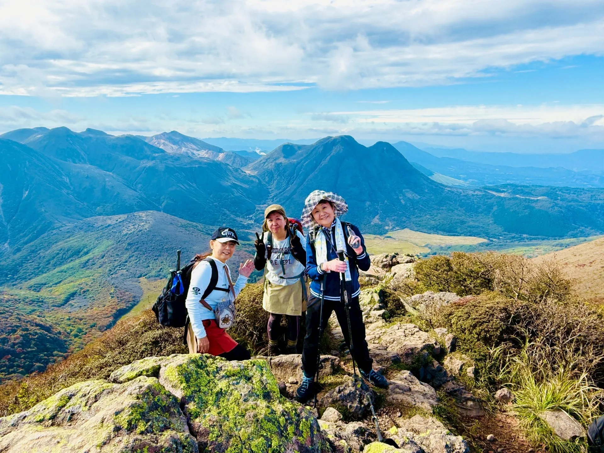 大船山の紅葉をご案内