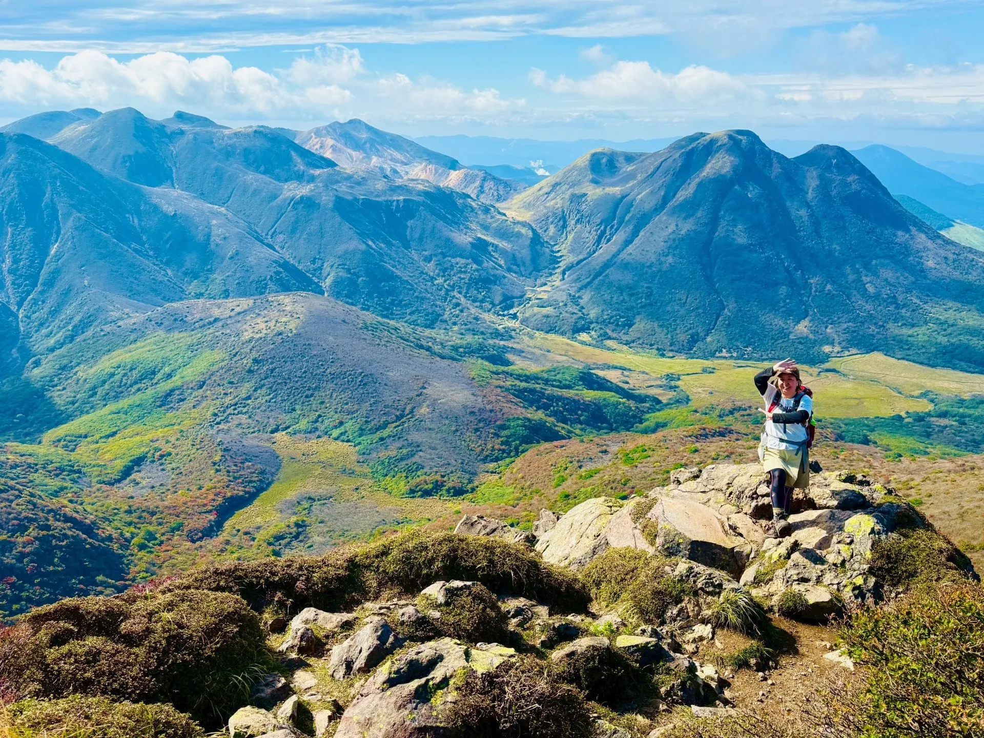 大船山の紅葉をご案内
