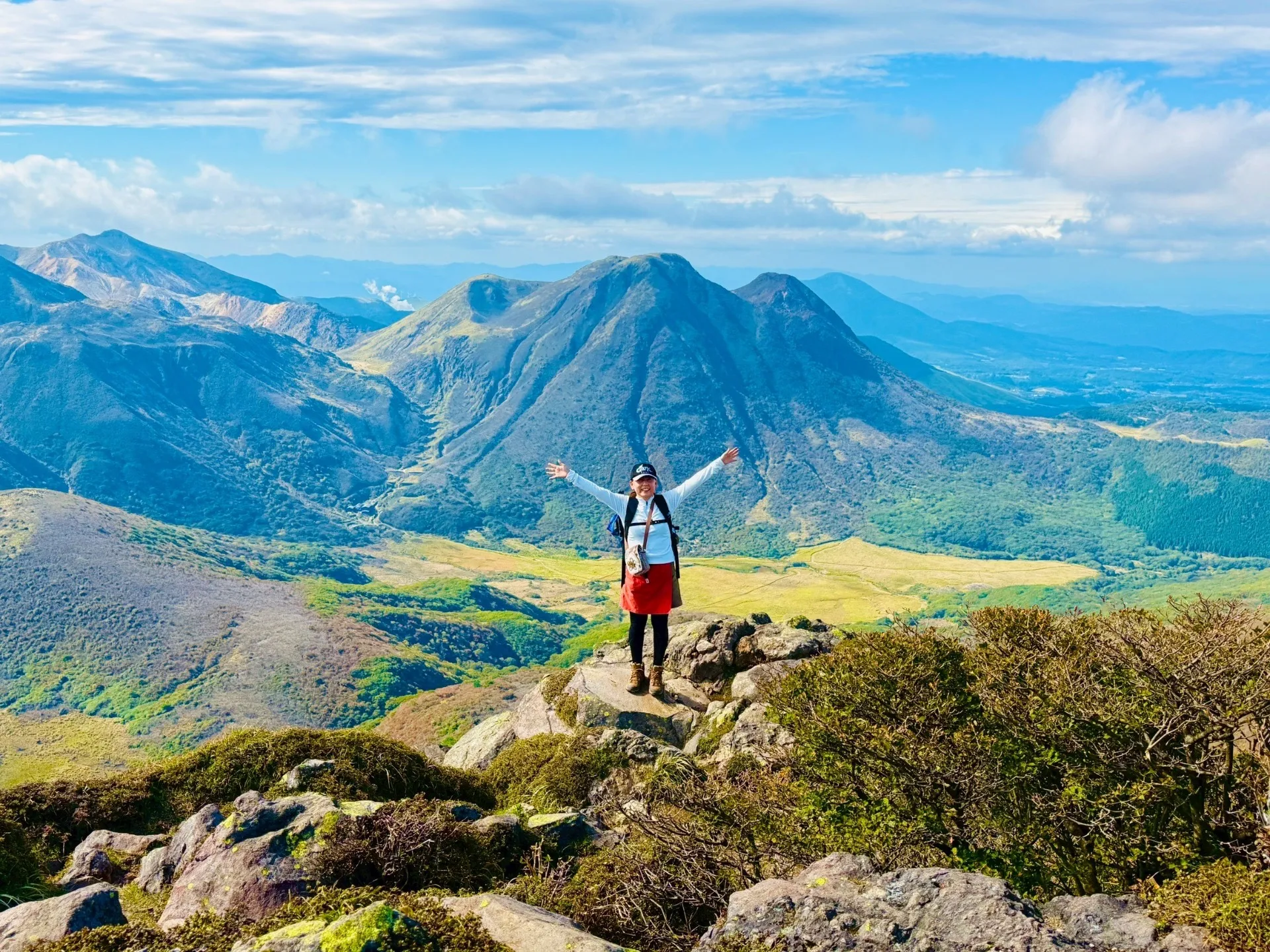 大船山の紅葉をご案内