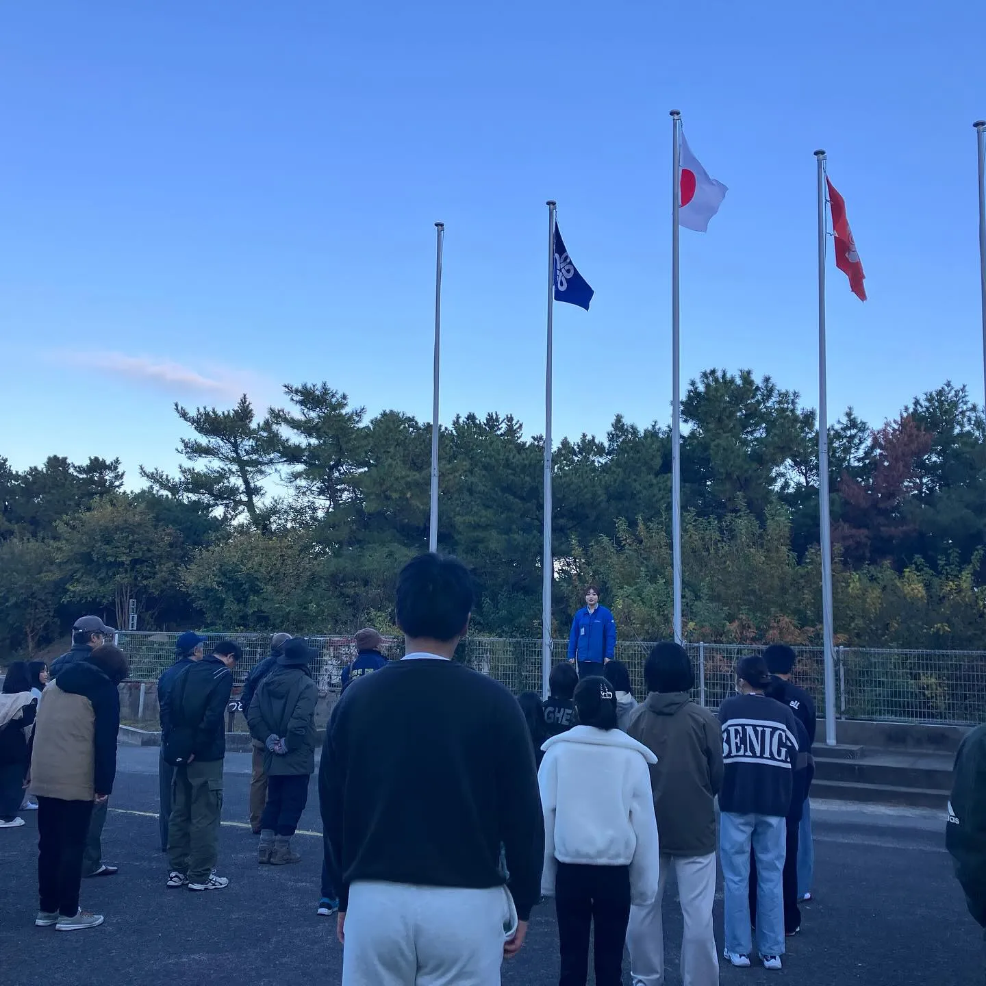 福岡県の中学生リーダー団体の玄海少年自然の家で1泊2日の研修...