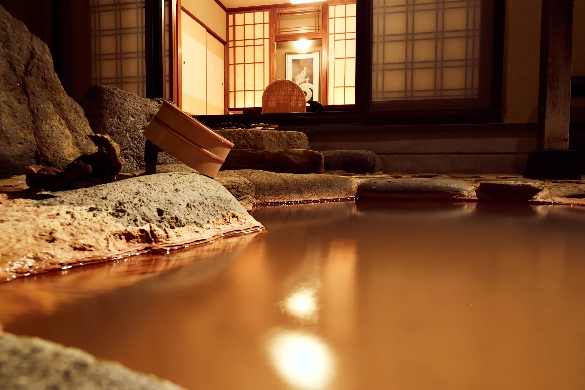 特別室「月の間」客室露天風呂