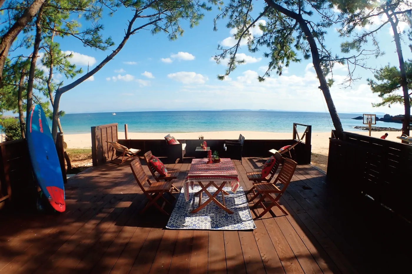 博多港出発 壱岐唯一のグランピング「グランビーチ」に宿泊  レンタカー付きプラン