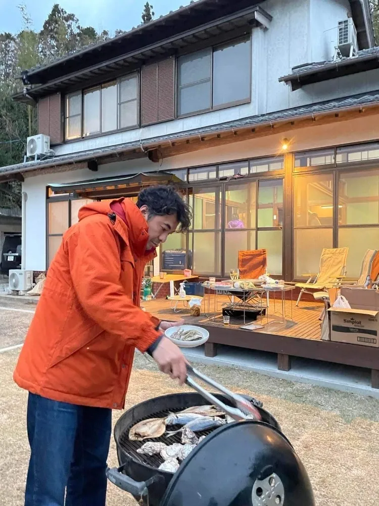 お庭でBBQイメージ
