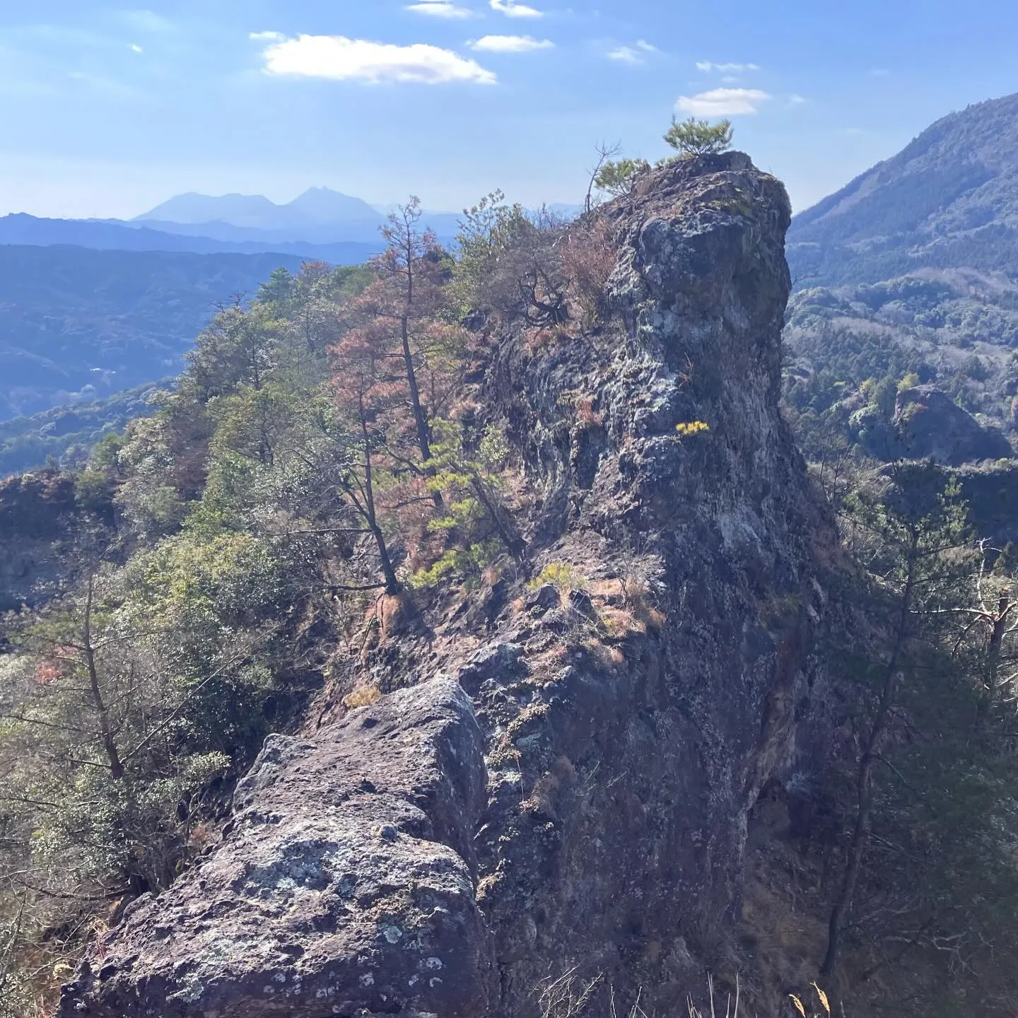 国東半島の鬼城👹は、人が滅多に登らない岩峰⛰️