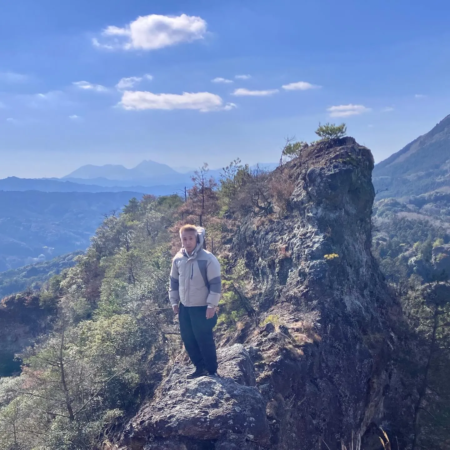 国東半島の鬼城👹は、人が滅多に登らない岩峰⛰️