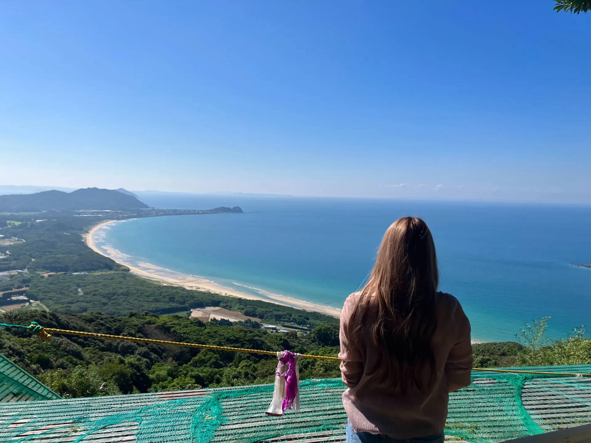 火山パラグライダー発着場