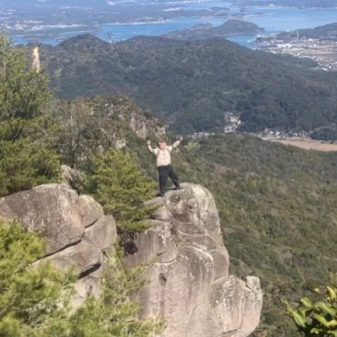 天草の次郎丸嶽山頂から✨