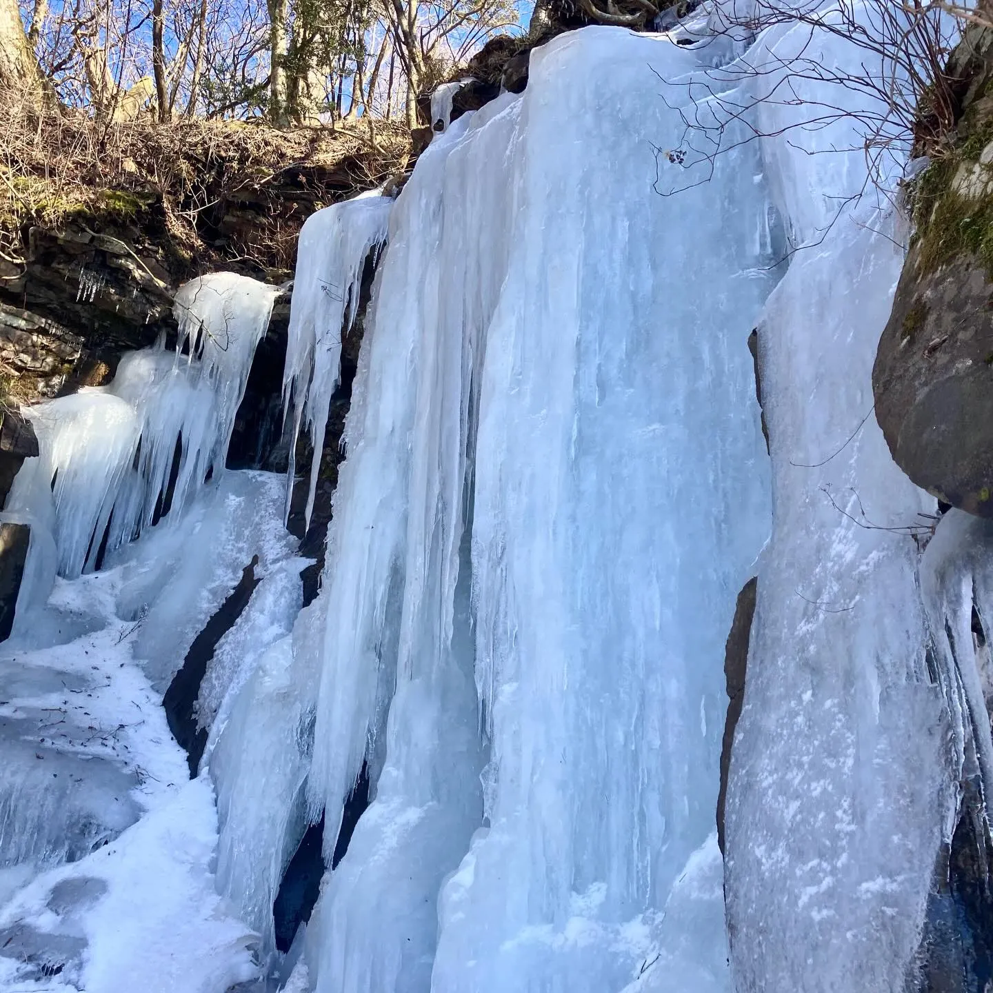 英彦山 Wの滝氷瀑は今年も健在👍❄️