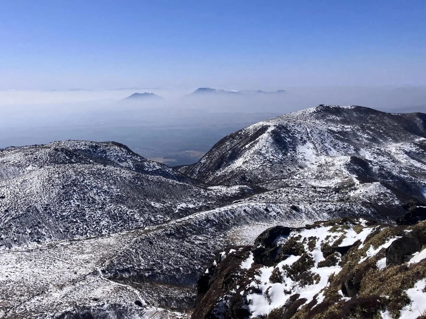 九重町の最高峰 星生山山頂 1,762mから雄大な景色🤩