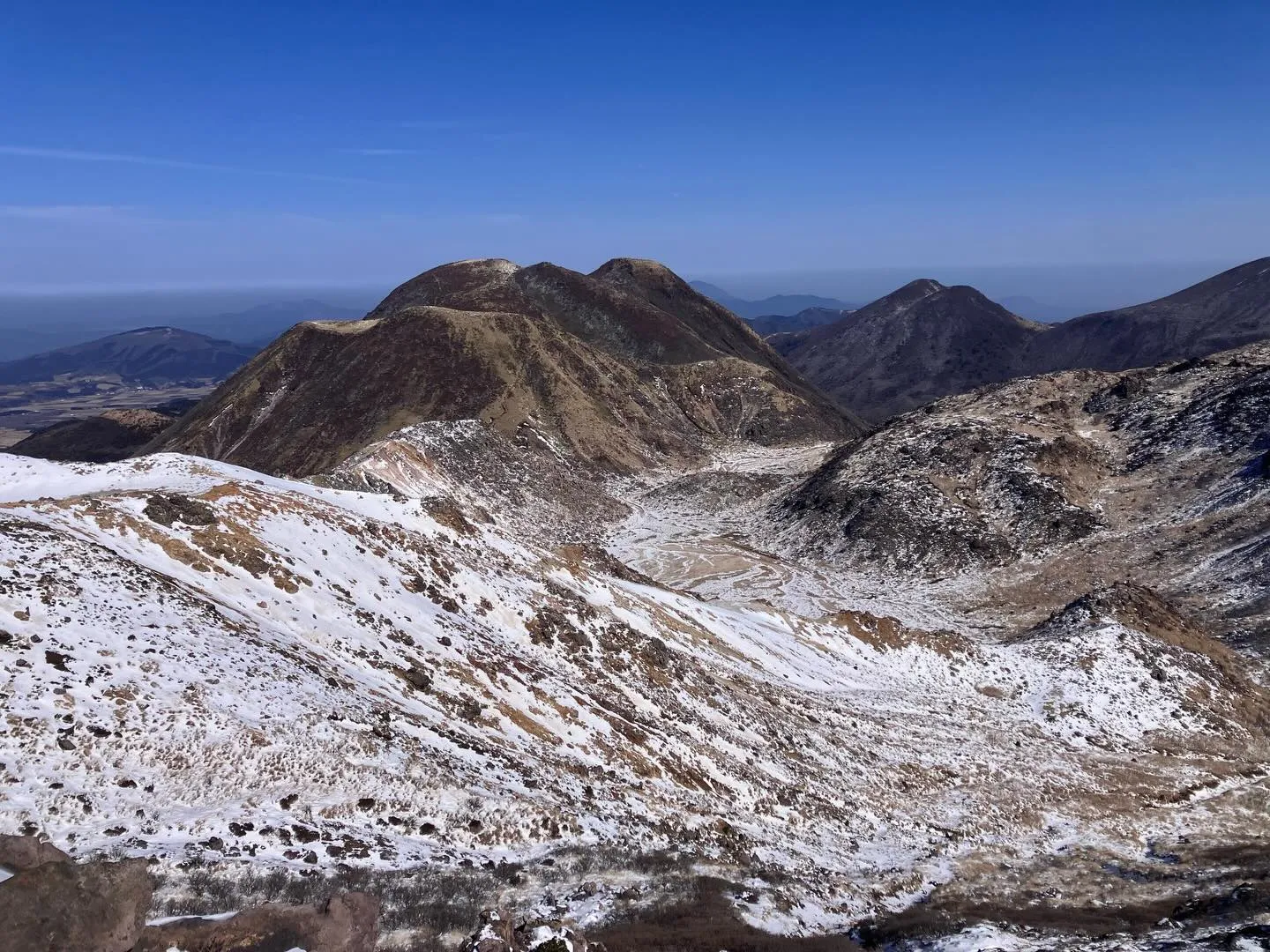 九重町の最高峰 星生山山頂 1,762mから雄大な景色🤩