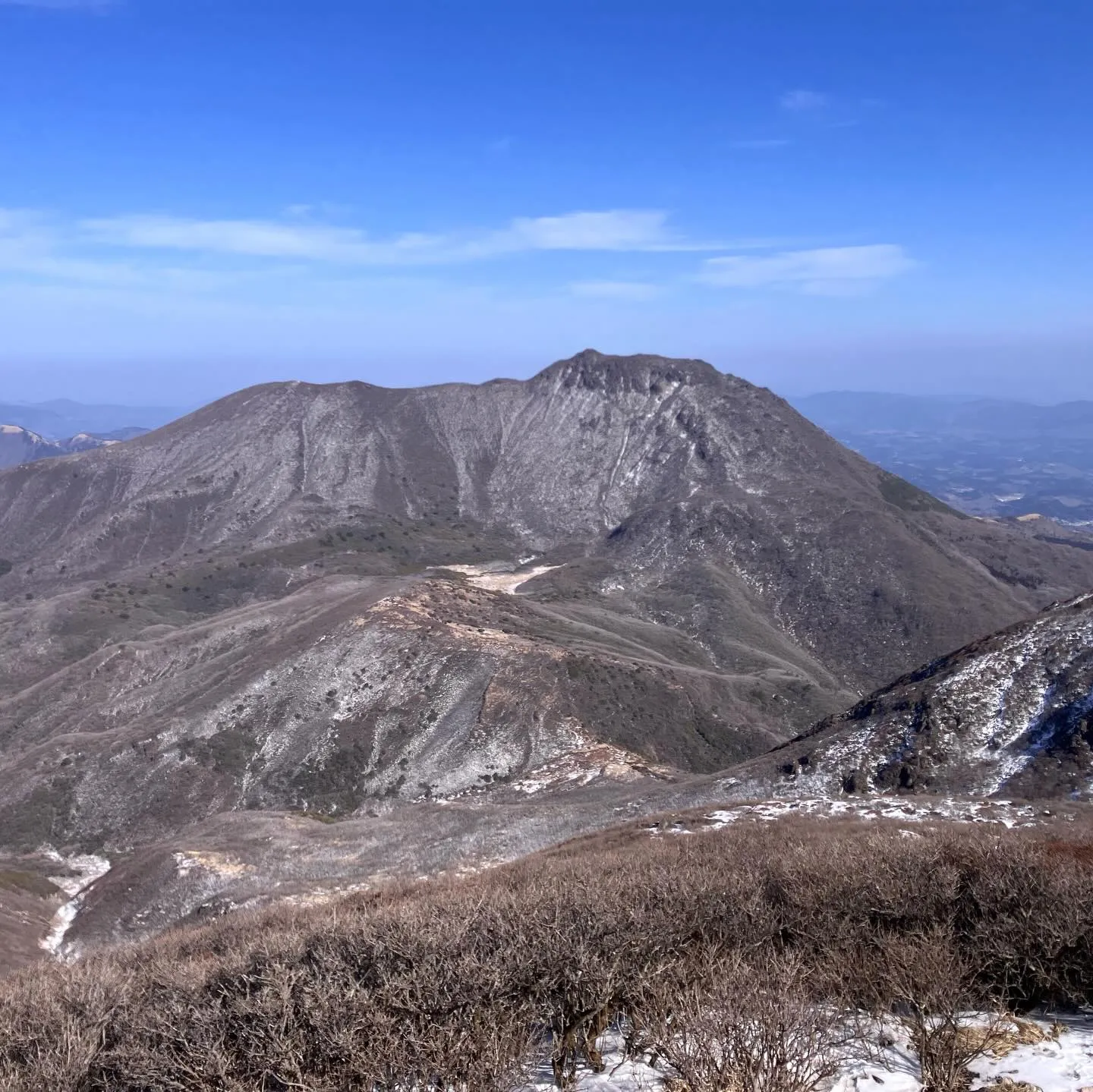 九州本土で1番高い所 中岳山頂 1,791m✌️