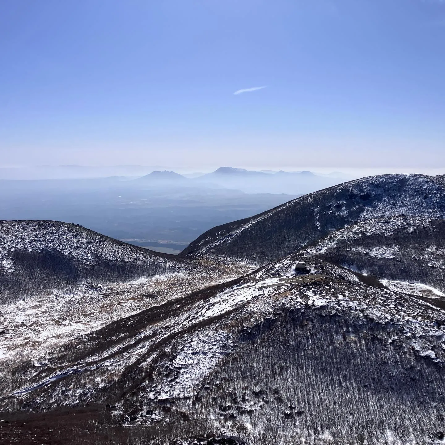 九州本土で1番高い所 中岳山頂 1,791m✌️