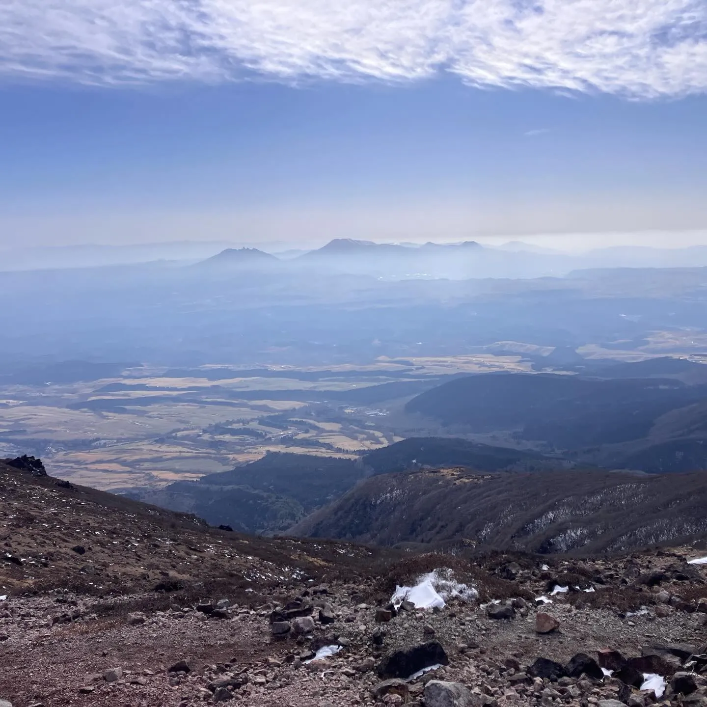 稲星山 1,774mから、くじゅうオールスターズ、阿蘇五岳を...