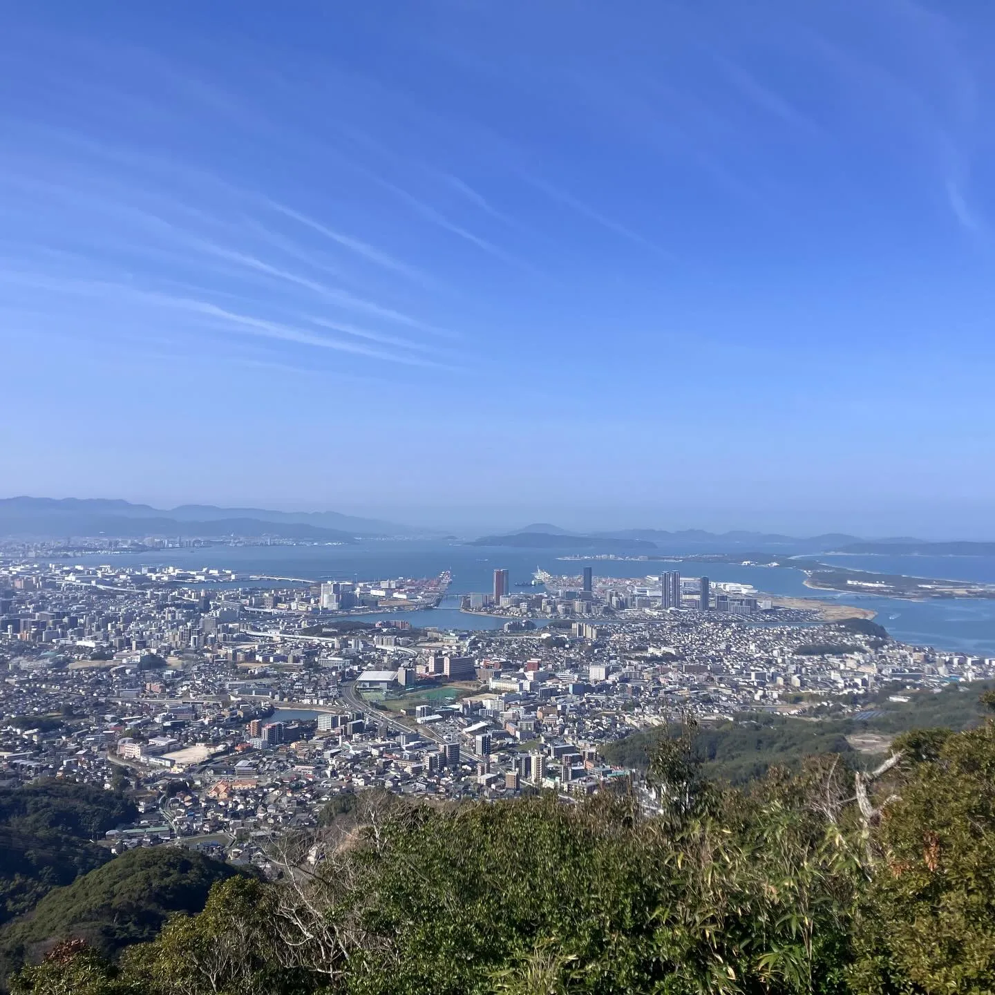福岡市を見下ろす、絶景の立花山⛰️