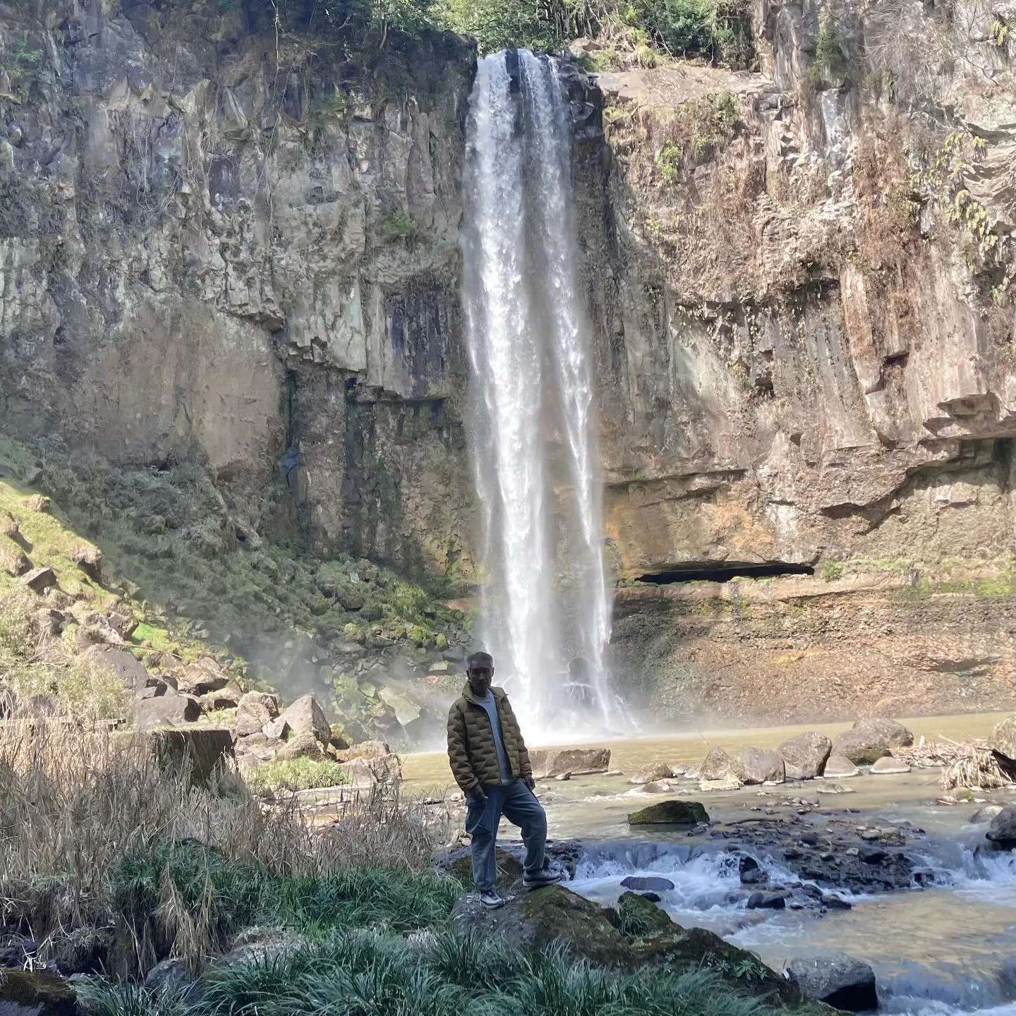 🌿 熊本の名所 通潤橋の隣り、五老ヶ滝