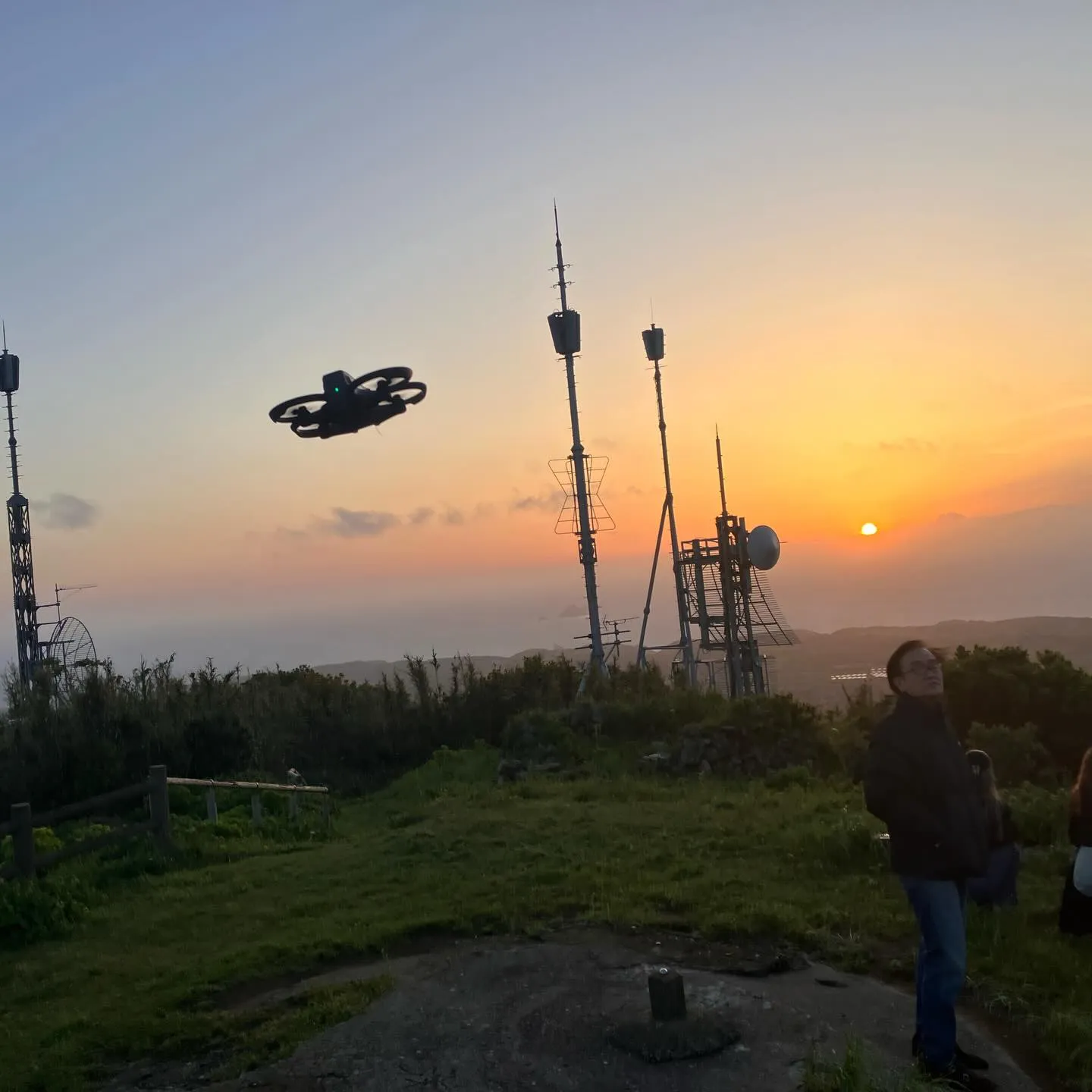 五島列島宇久島に早朝4時に到着後、少し休して宇久島最高峰の城...