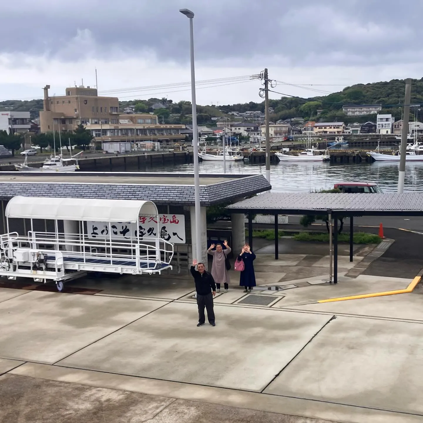 五島列島 宇久島 最後の朝は、生憎の雨☂️