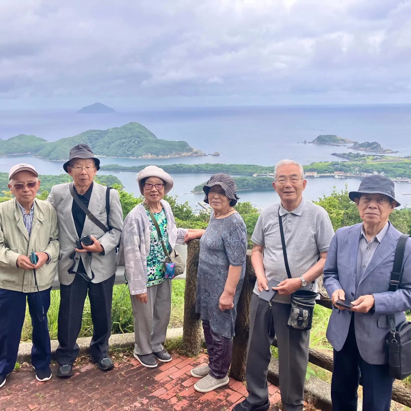 五島列島の福江島、87歳の方々の小学校同窓会を添乗ガイド✨