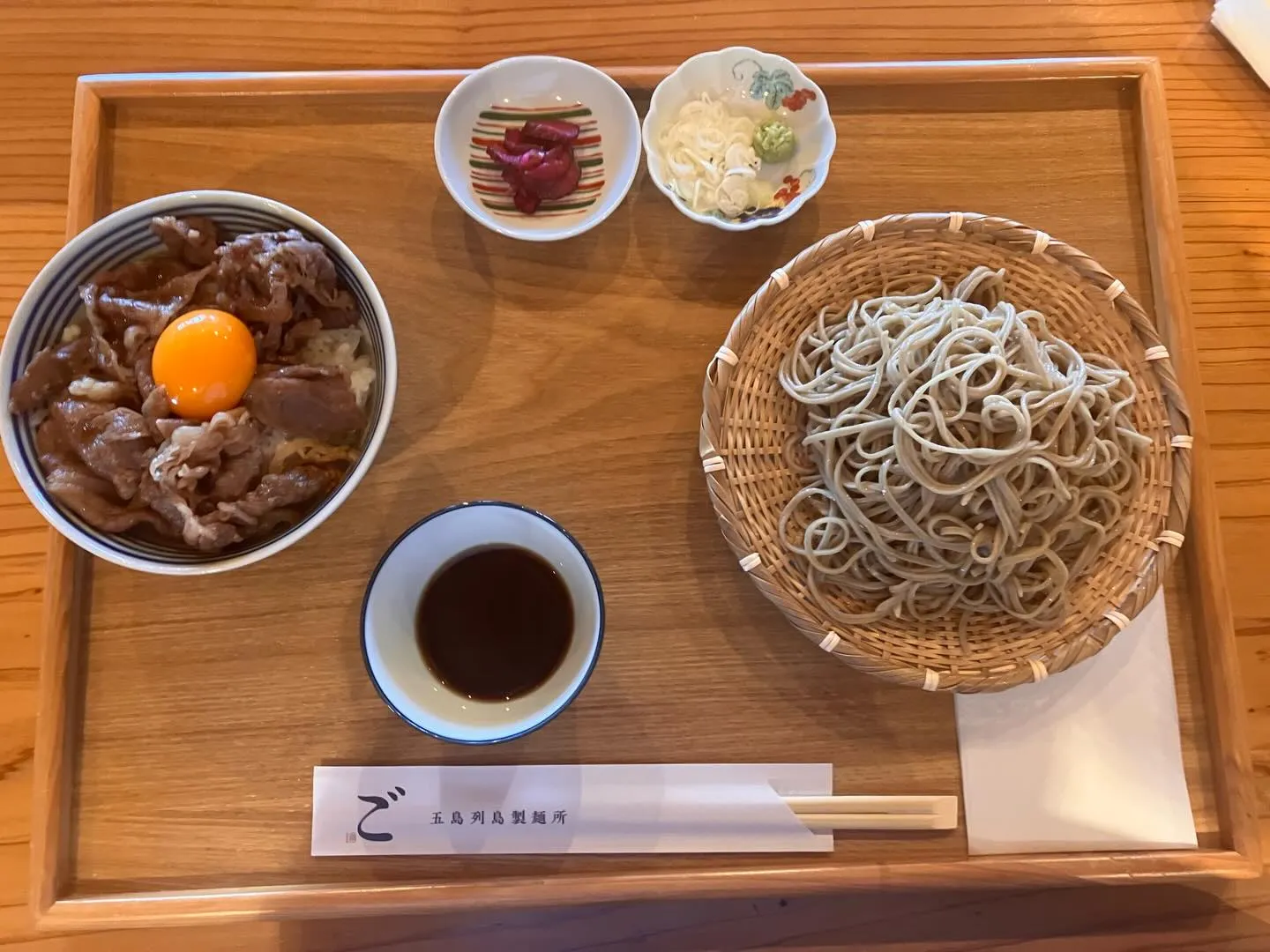 福江島の富江にある五島列島製麺所で美味しい蕎麦と五島牛丼のラ...