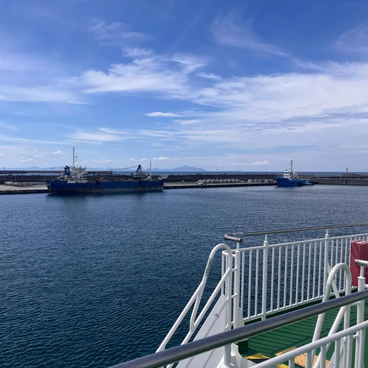 鹿児島県の国境の島 甑島、串木野新港からフェリーで🛳️
