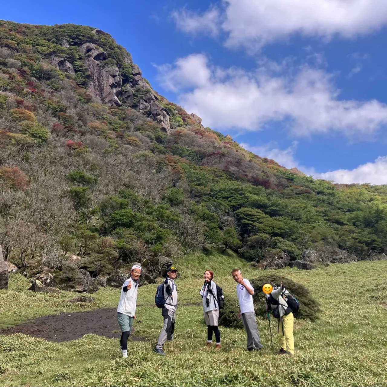くじゅうの三俣山お鉢周回を団体で✨