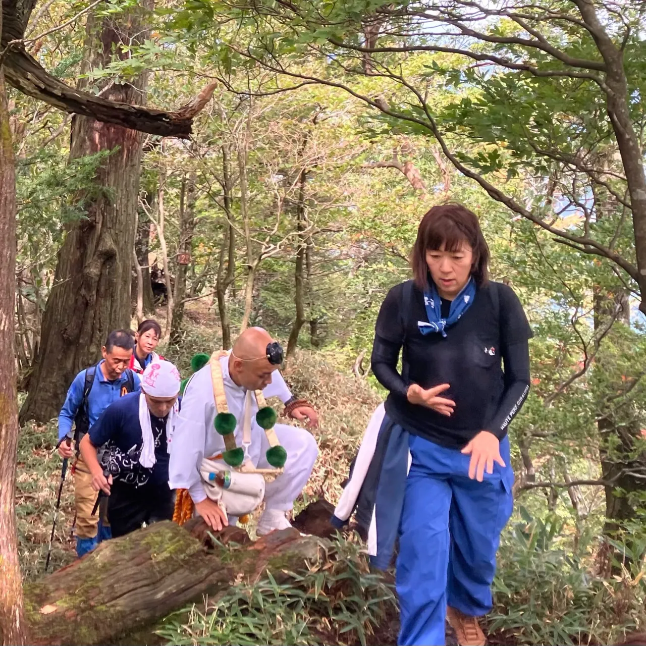 久し振りの英彦山は、いつものように英彦山レジェンドの定村さん...