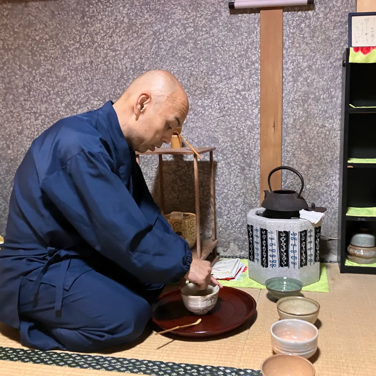 英彦山から皆んな元気に下山後は、英彦山神宮参道脇 カヨさんの...