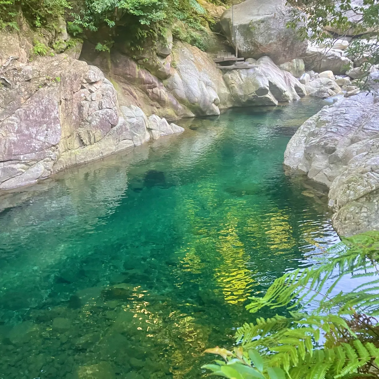 鹿児島県の大隅半島に聳える刀剣山⚔️の登山口でもある猿ヶ城渓...