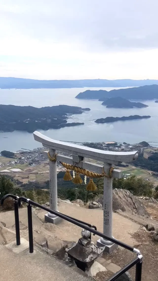 天草最高峰の倉岳山頂の天空の鳥居⛩️