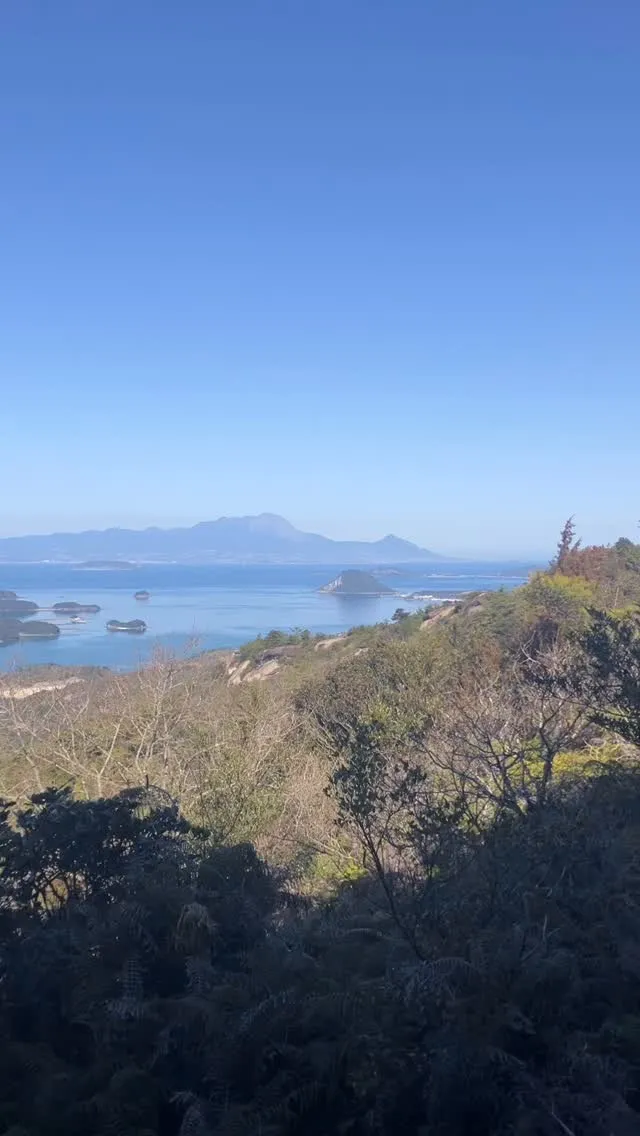 天草の太郎丸嶽から天草諸島や雲仙岳✨🤩