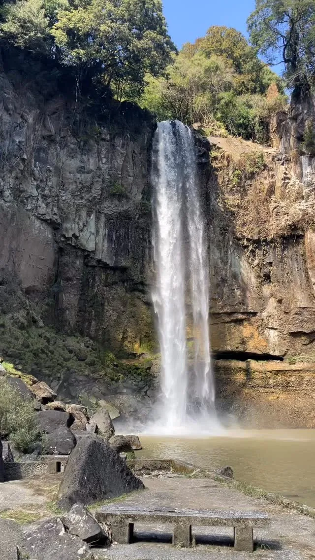 五老ヶ滝は壮観な姿を見せてくれました✨ 
